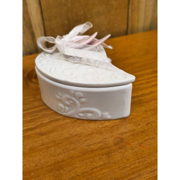 Lenox Heart Trinket Box, New In Box - Picture 7 of 10